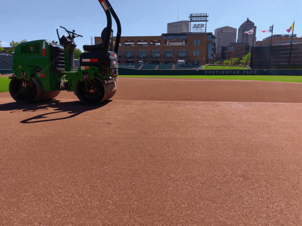 Close up of the surface after rolling-photoshopped